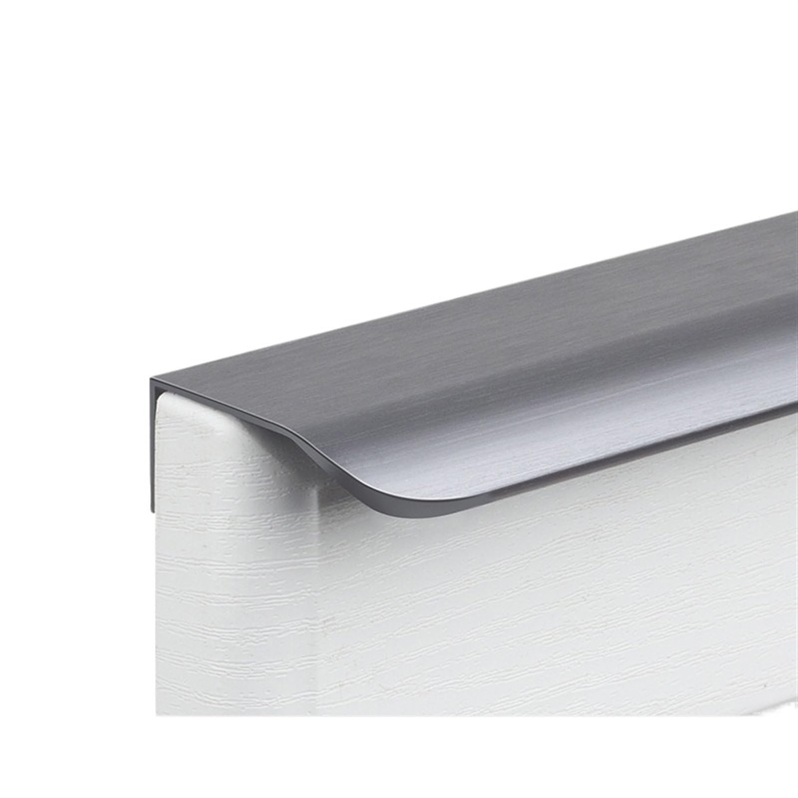 Evwgnpqrv Grey Concealed Drawer Handles, Concealed Cabinet Drawer Handles, Aluminum Alloy, Long Arc Handle, Multicolor, 80-1200Mm(,1100Mm)