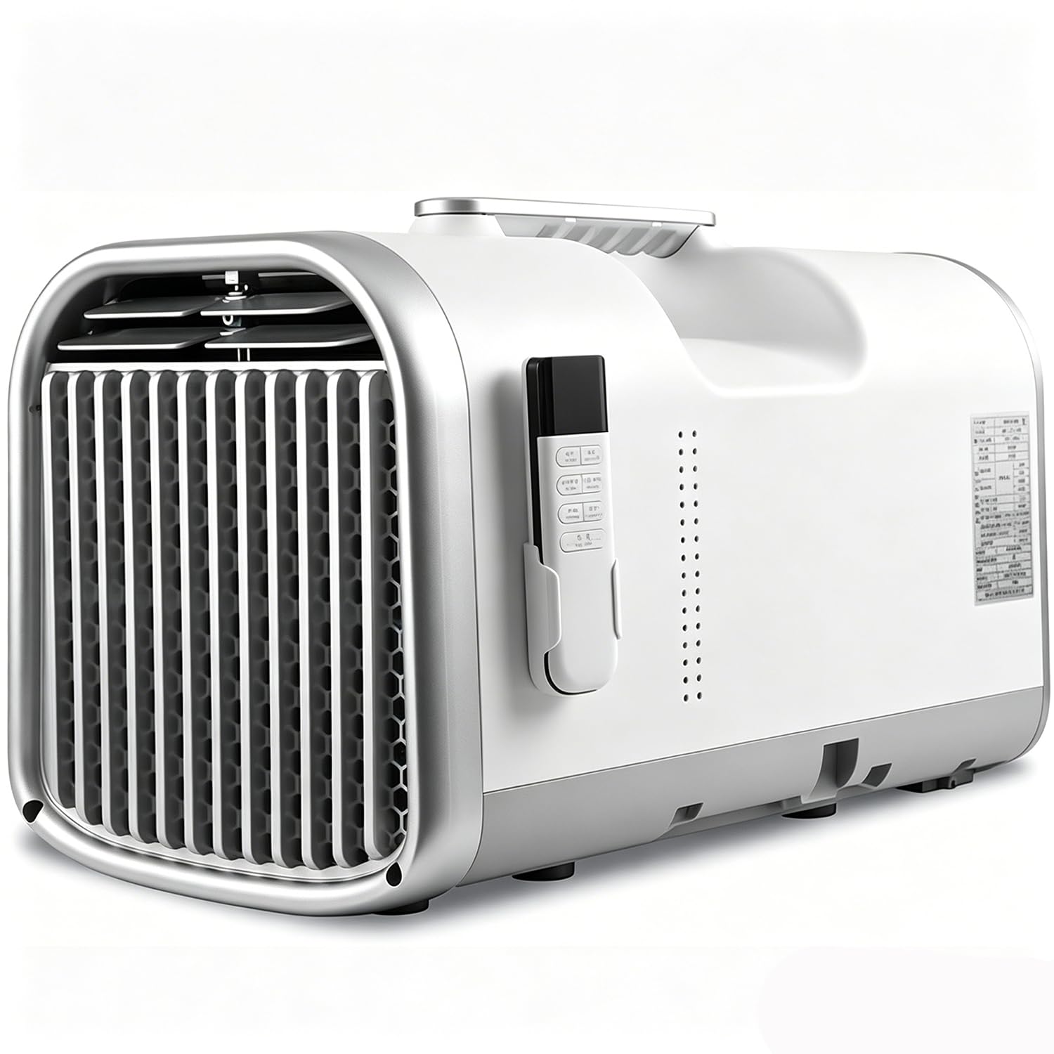 4-in-1 Camping Air Conditioner, Portable Air Conditioner, Mobile Air Conditioner, Professional Air Cooler for Cabin and Office, 4 Modes: Cooling/Ventilating/Dehumidifying/Sleeping, for Travel T1