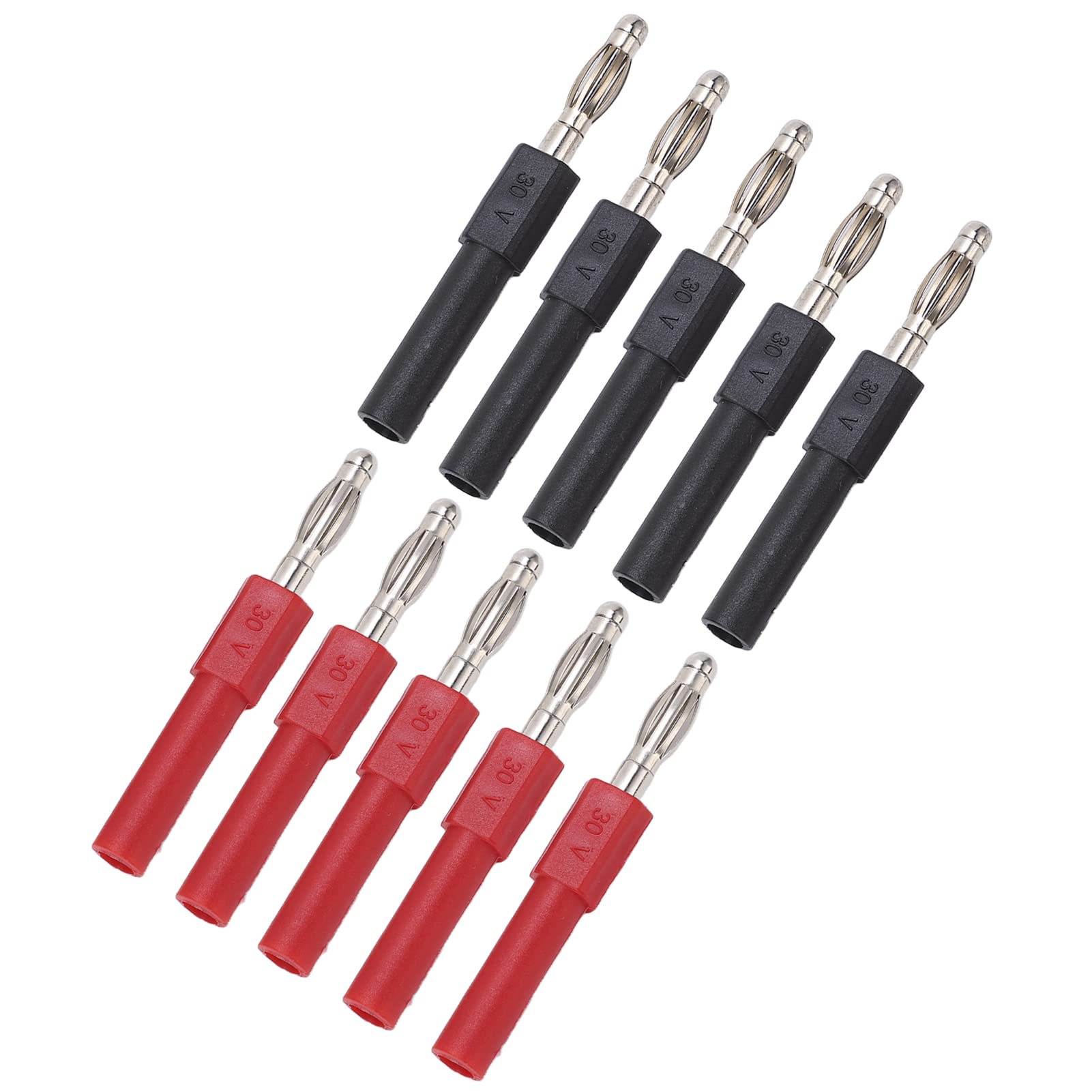 ZJchao Connettore a Banana 10A J.20012 4mm Maschio a 2mm Femmina, Alta Conduttività, Materiale Durevole, Prestazioni Stabili, Ampia Applicazione, Aspetto Squisito, Ideale per Varie Usi.