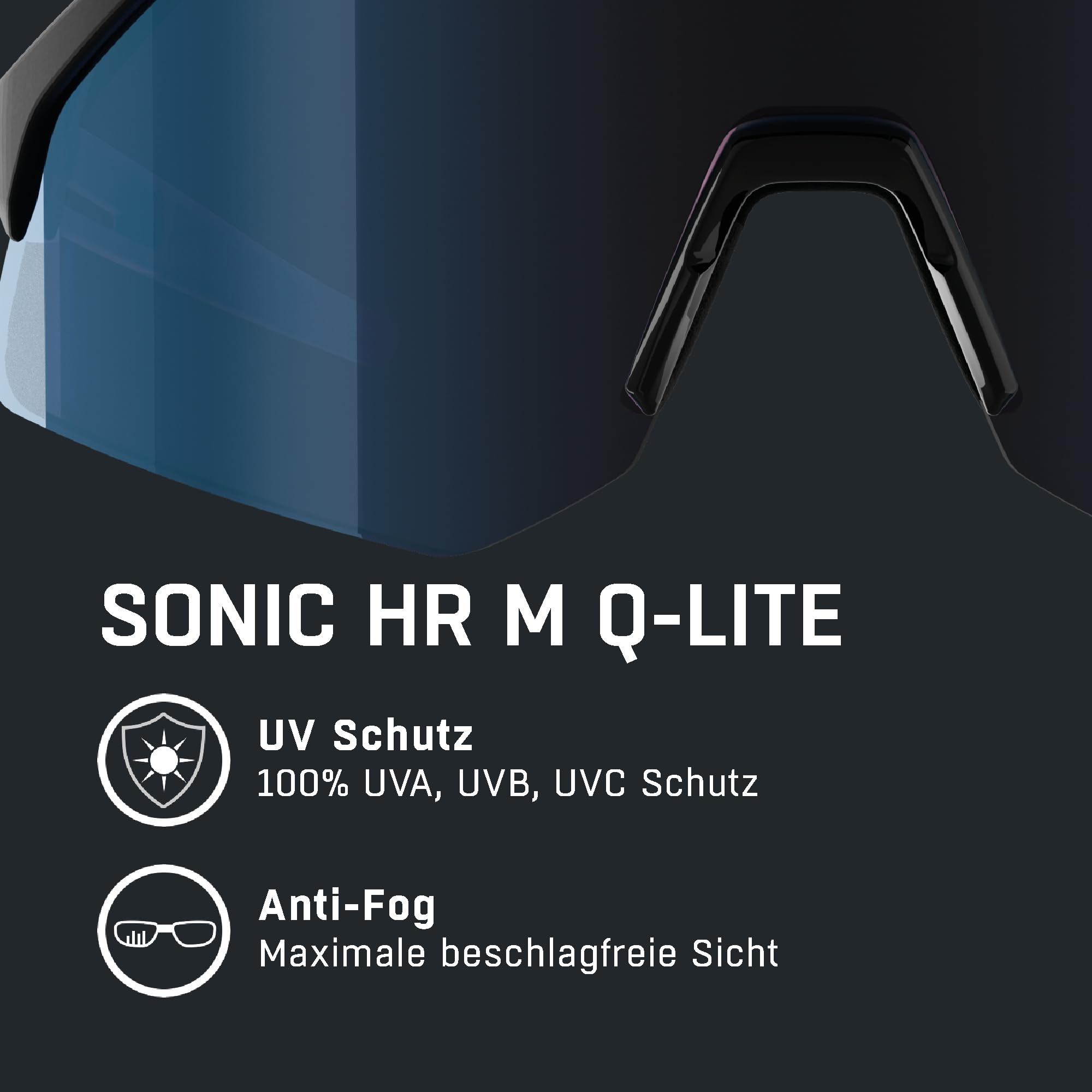 ALPINA Unisex Sonic Hr M Q-lite Sportbrille (1er Pack)