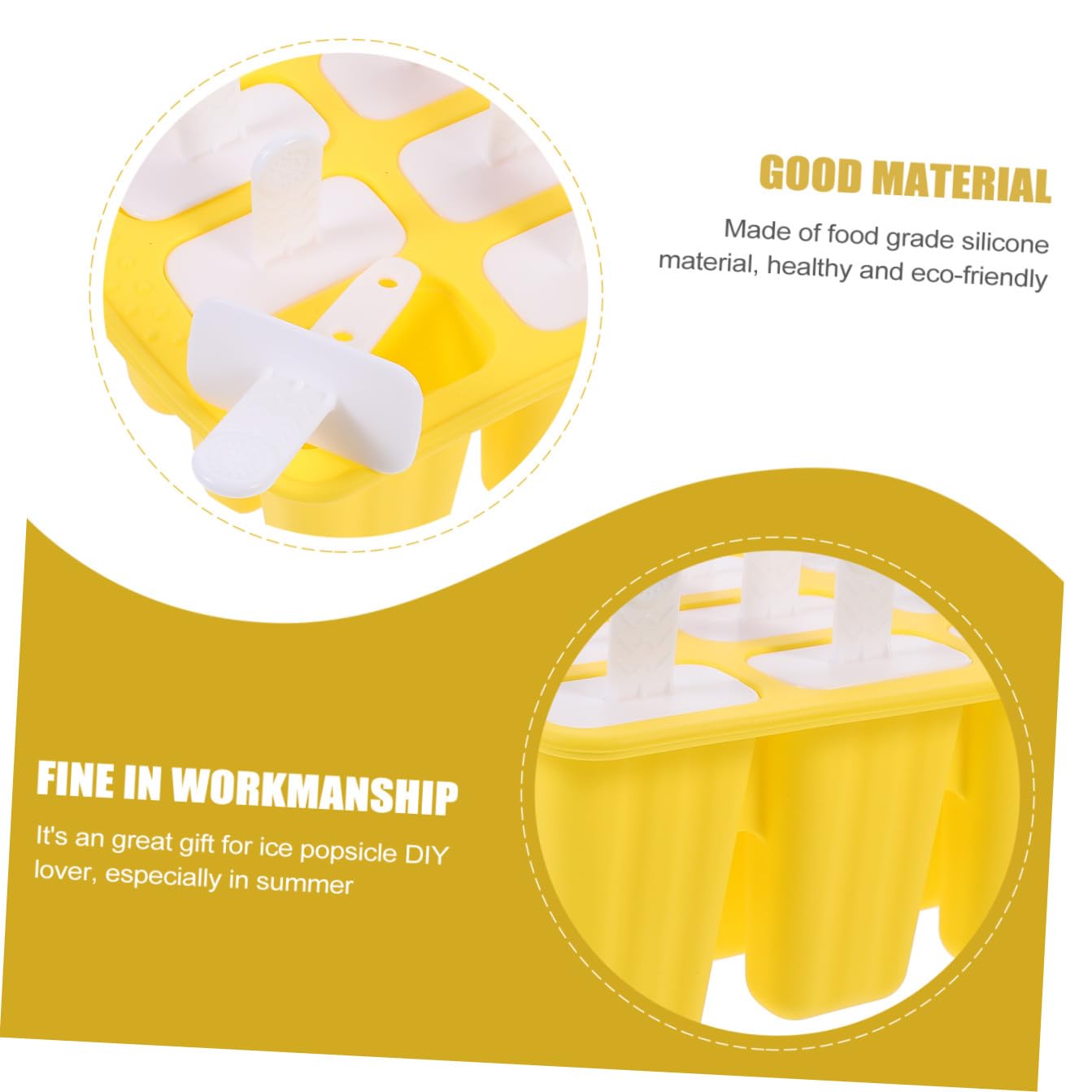 Moule à Glace en Silicone, 12 Compartiments, pour Fruits et Pâtes, Usage Maison ou Hôtel, pour L’été, Lot de 1 Set de Set