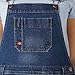 Dickies Women's Denim Boyfriend Bib Overall, Retro Stonewashed, L