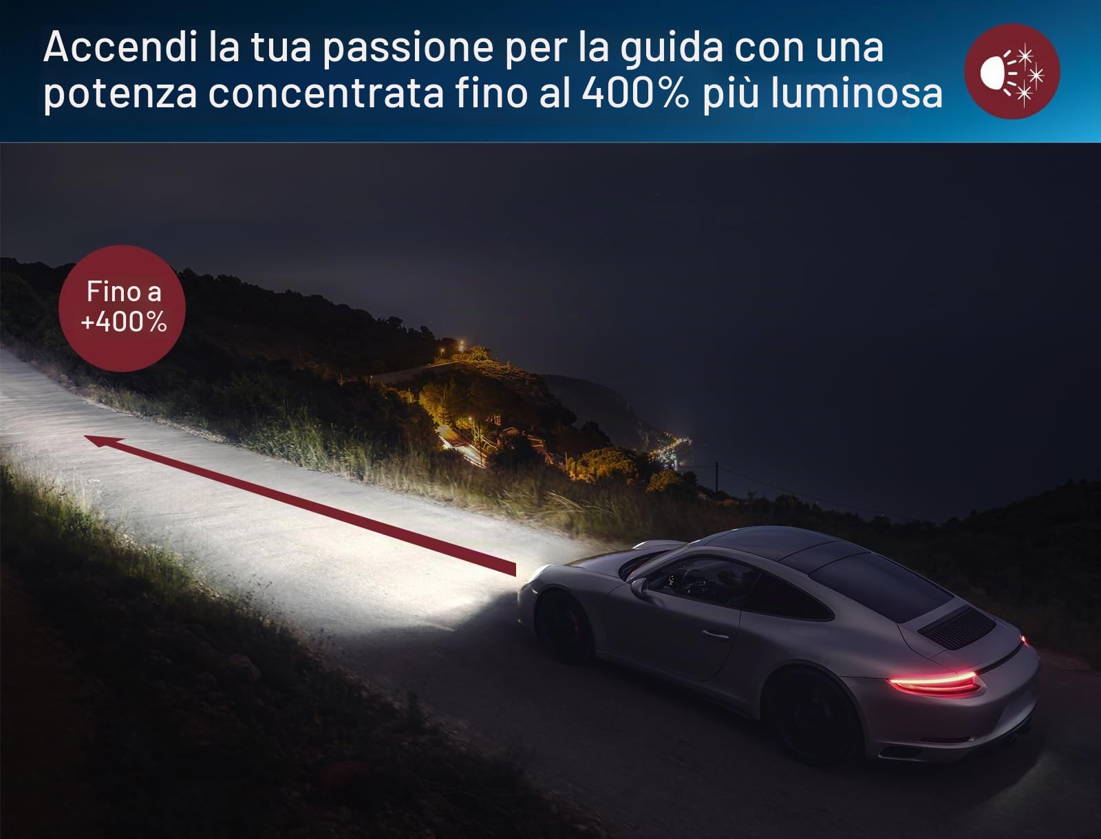 Philips Ultinon Pro9200 LED lampadina fari auto (H8/H11/H16), 5.800K, set di 2