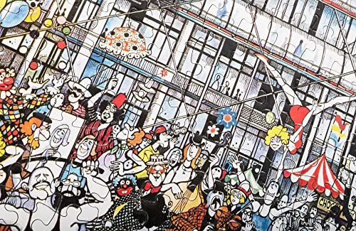 Image of George Pompidou Centre: Paris - 150 Pieces Jigsaw Puzzle by Mario Miranda - Jigsaw Nation