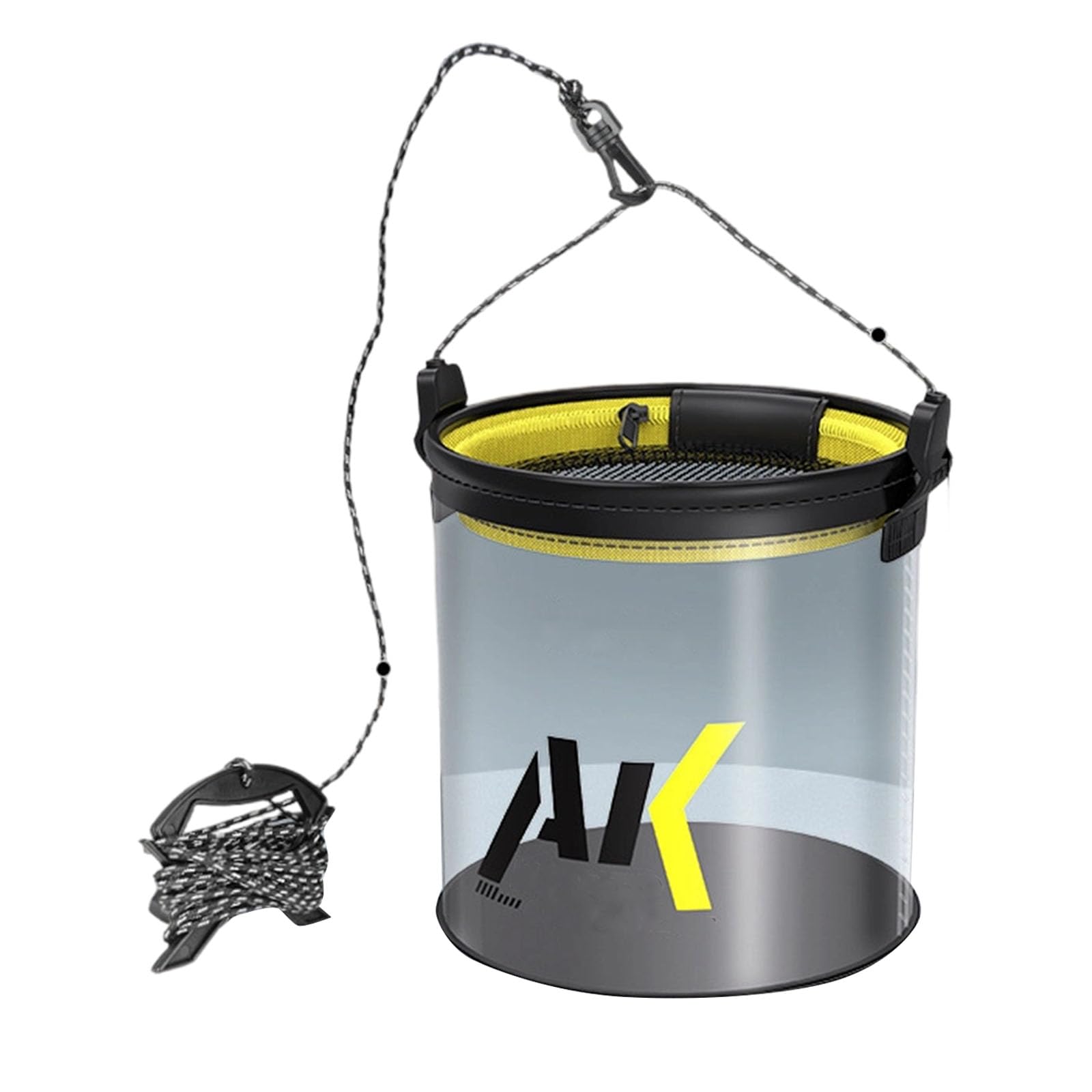 Tsophreniq Handy Clear Fishing Pail Safe and Good for Various Environments Thin Gear