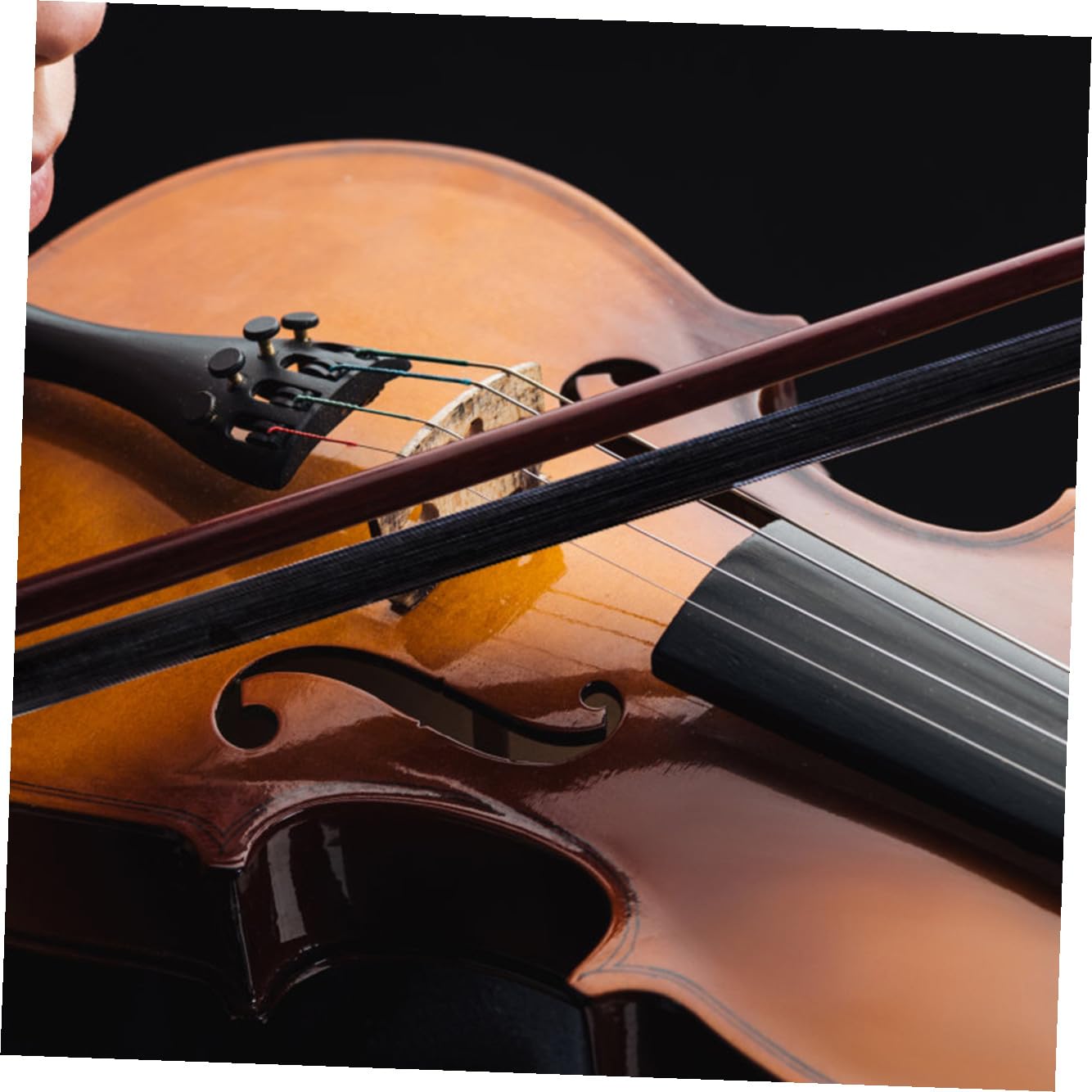 4 Pz Coda Di Cavallo Con Fiocco Di Violoncello Sostituzione Dei Dell'arco Del Violoncello Accessori Per Violoncello Creativo Crine Di Cavallo Per Violoncello Bowsette BESTonZON
