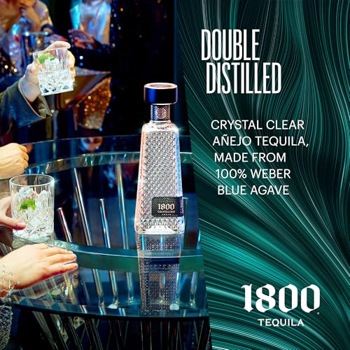 1800 Cristalino 100% Agave Tequila aus Mexico mit 38% vol. (1 x 0,7l)