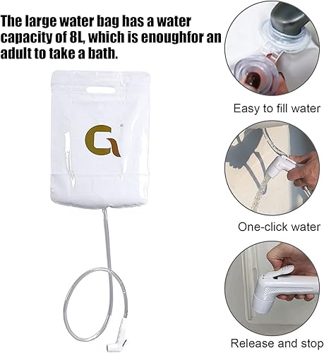 Miniatura 3 de Bañera inflable médica portátil para ducha, kit de lavabo grande para adultos, cama junto a la bañera para ancianos discapacitados postrados en cama