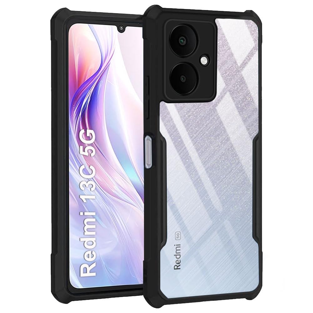 TheGiftKart Crystal Clear Mi Redmi 13C 5G / Poco M6 5G Back Cover Case | 360 Degree Protection | Shock Proof Design | Tran... - Review, Price and Buying Guide