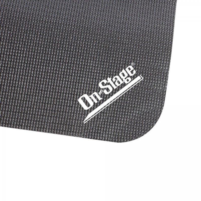On-Stage DMA4450 DrumFire Non Slip Drum Mat with Bag, 4' x 4'