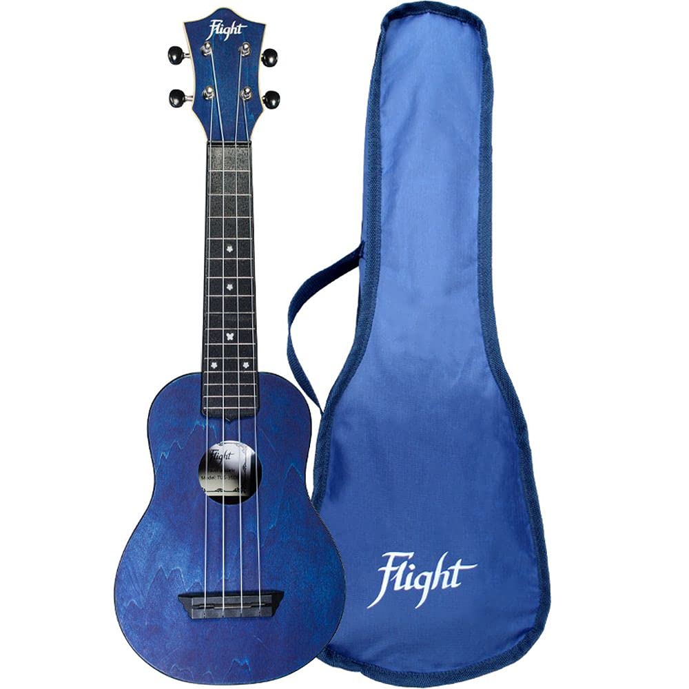 Flight: TUS35 ABS Travel Ukulele - Dark Blue (With Bag). Ukelele
