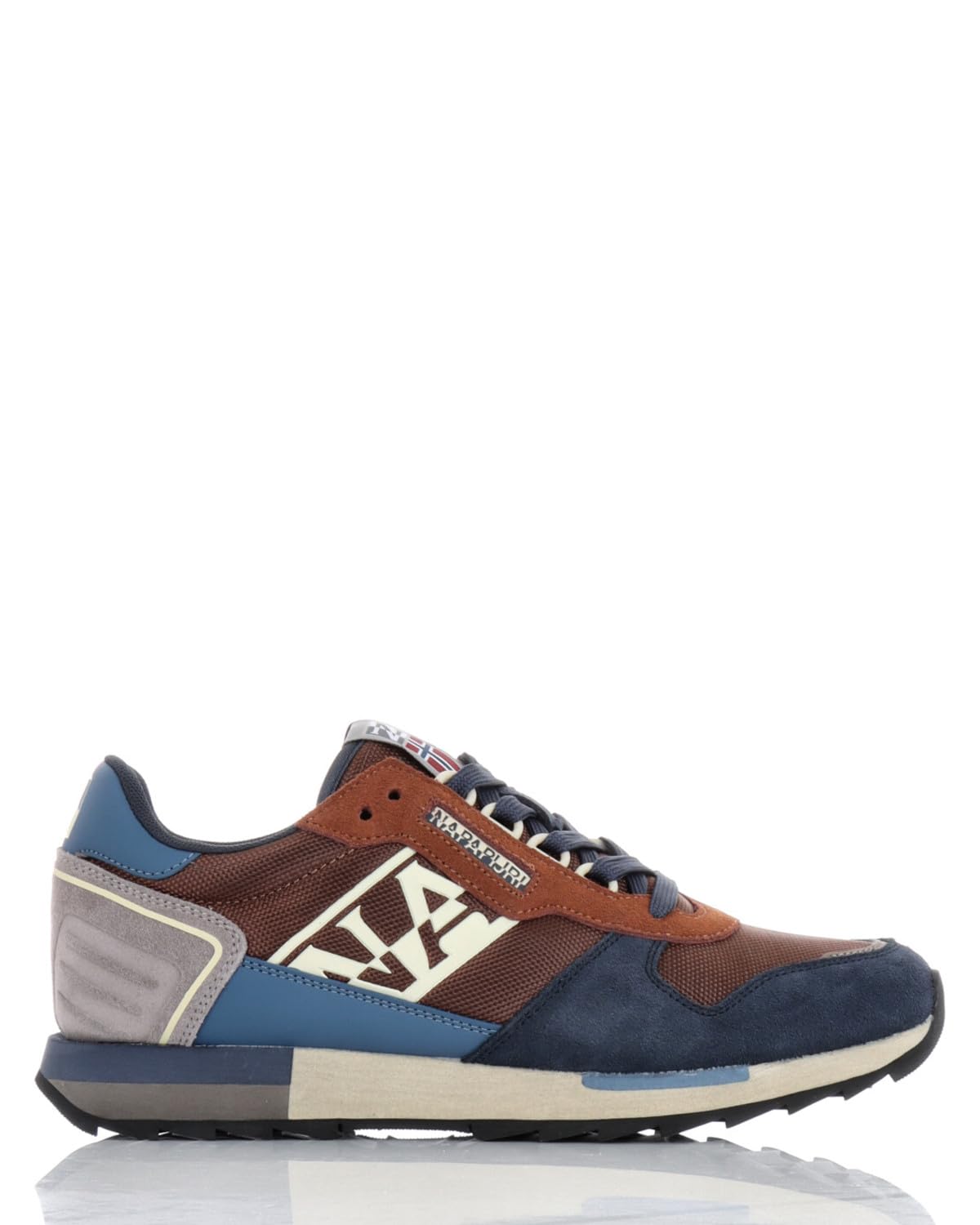 NapapijriBrown Polyester Men's Sneaker
