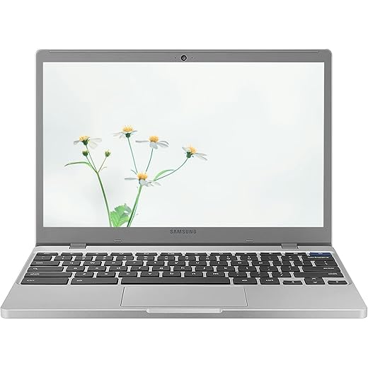 Samsung 2024 Lightweight 11.5" HD IPS Chromebook, Intel Celeron N Processor Up to 2.78GHz, 4GB Ram, 64GB SSD, Webcam, Super-Fast WiFi, Bluetooth, Chrome OS, Pastel Silver (Renewed)