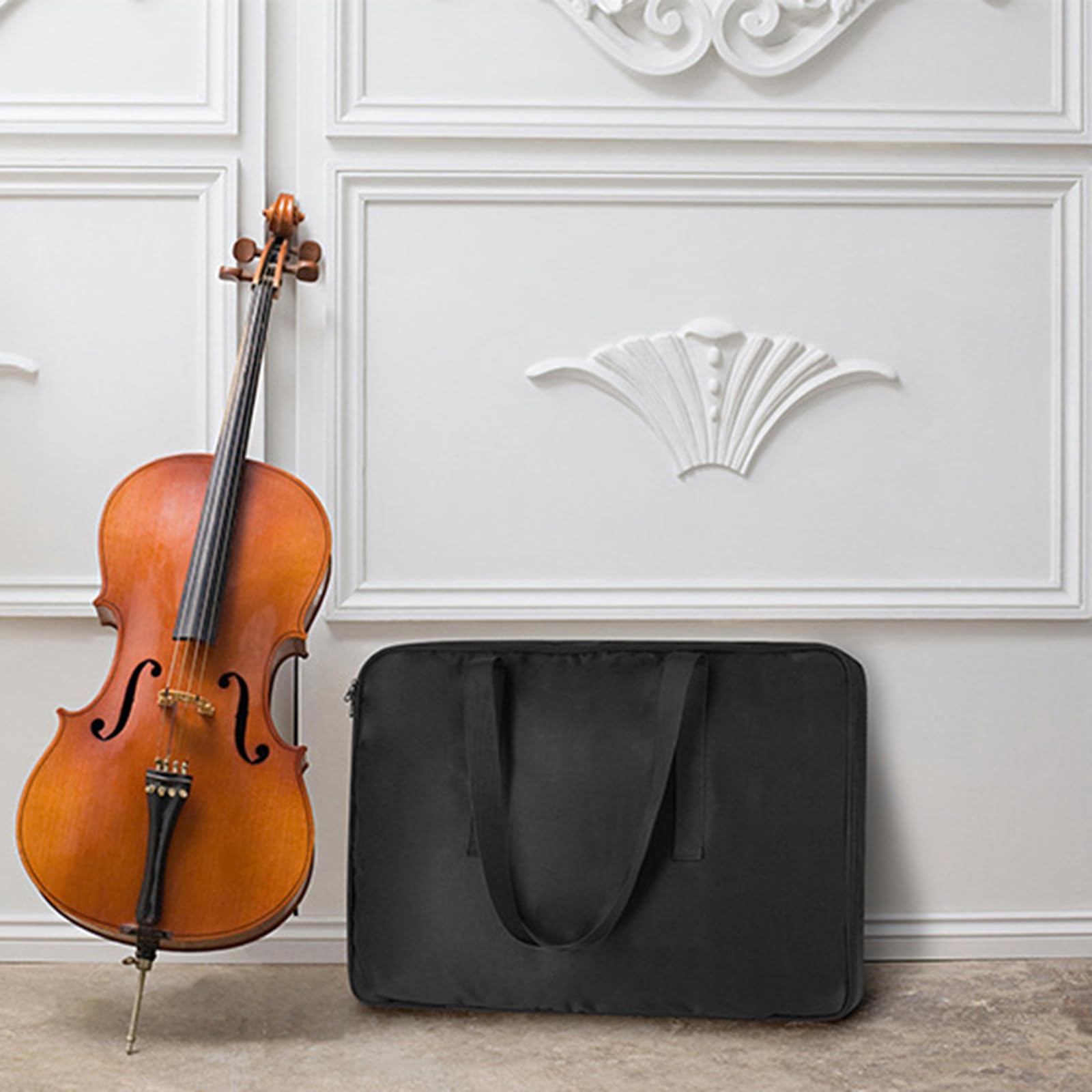 Sac De Rangement Pour Partitions De Musique Avec Poignées De Transport Robuste Pour Voyage, école, Maison (sac Uniquement), Décontracté