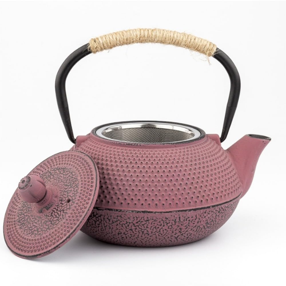 Amazon | Iuseike 鉄瓶 南部鉄器 鉄器 急須 鉄平釜 茶道小道具 やかん