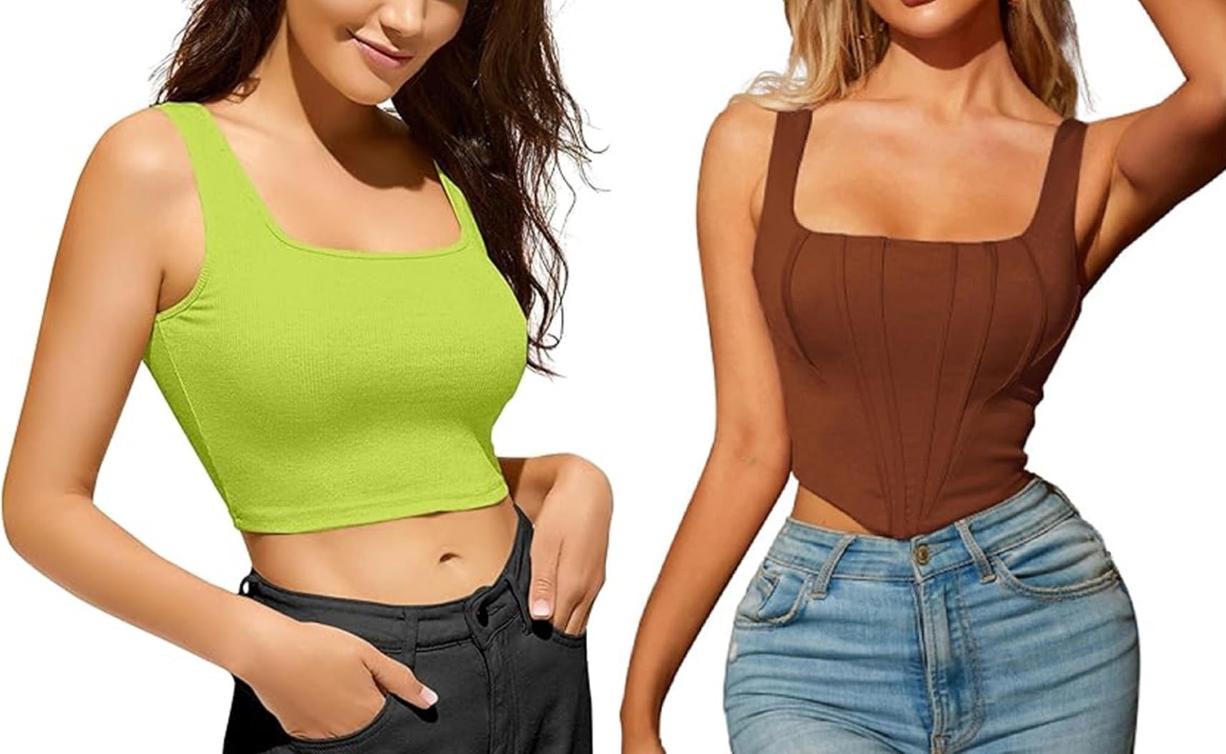 goldiamond Women's Solid Slim Fit Top Combo-picture-11