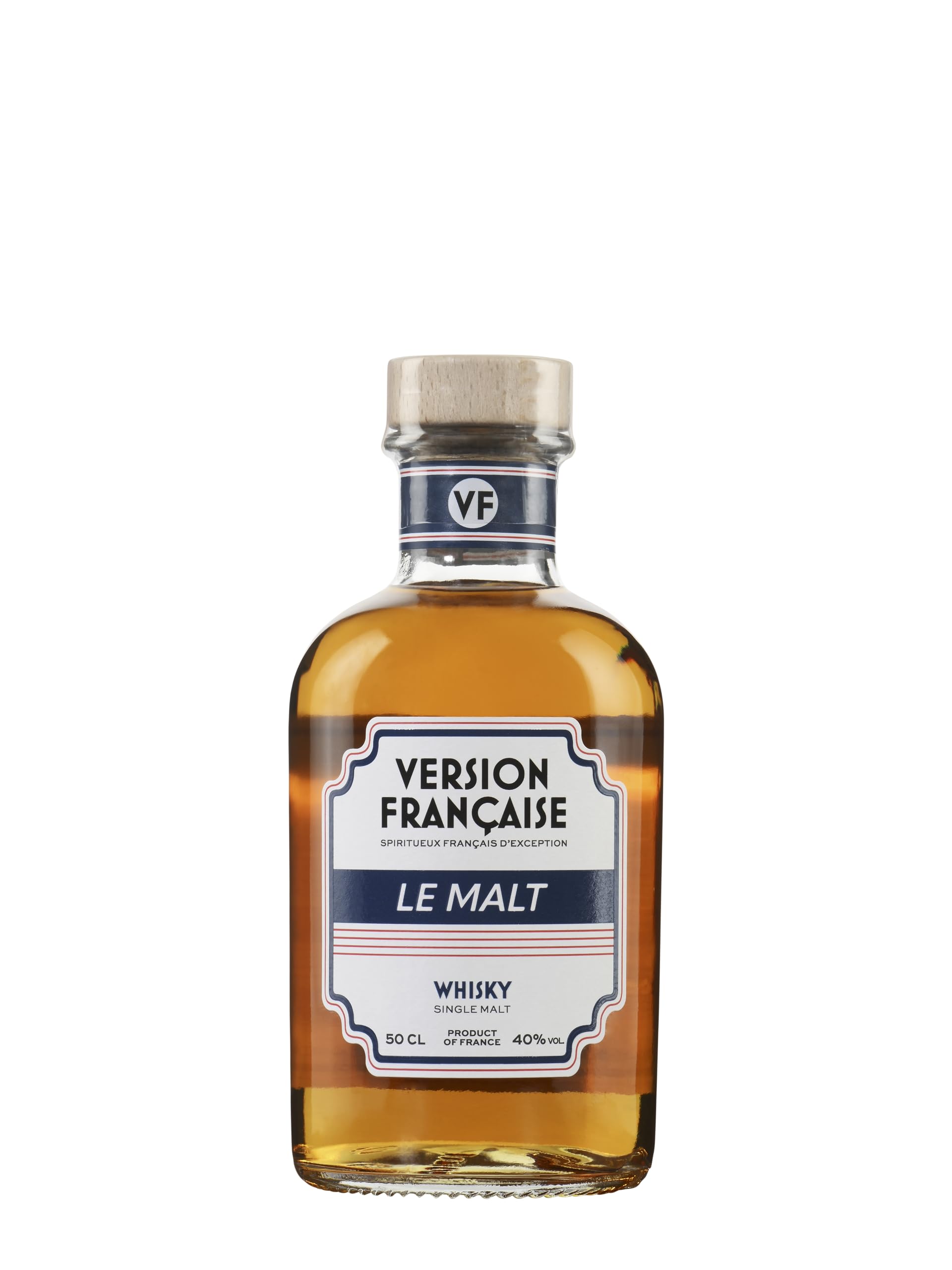 VERSION FRANÇAISE - Le MALT - Whisky Single Malt - Origine : France - 40% Alcool - Bouteille 50 cl