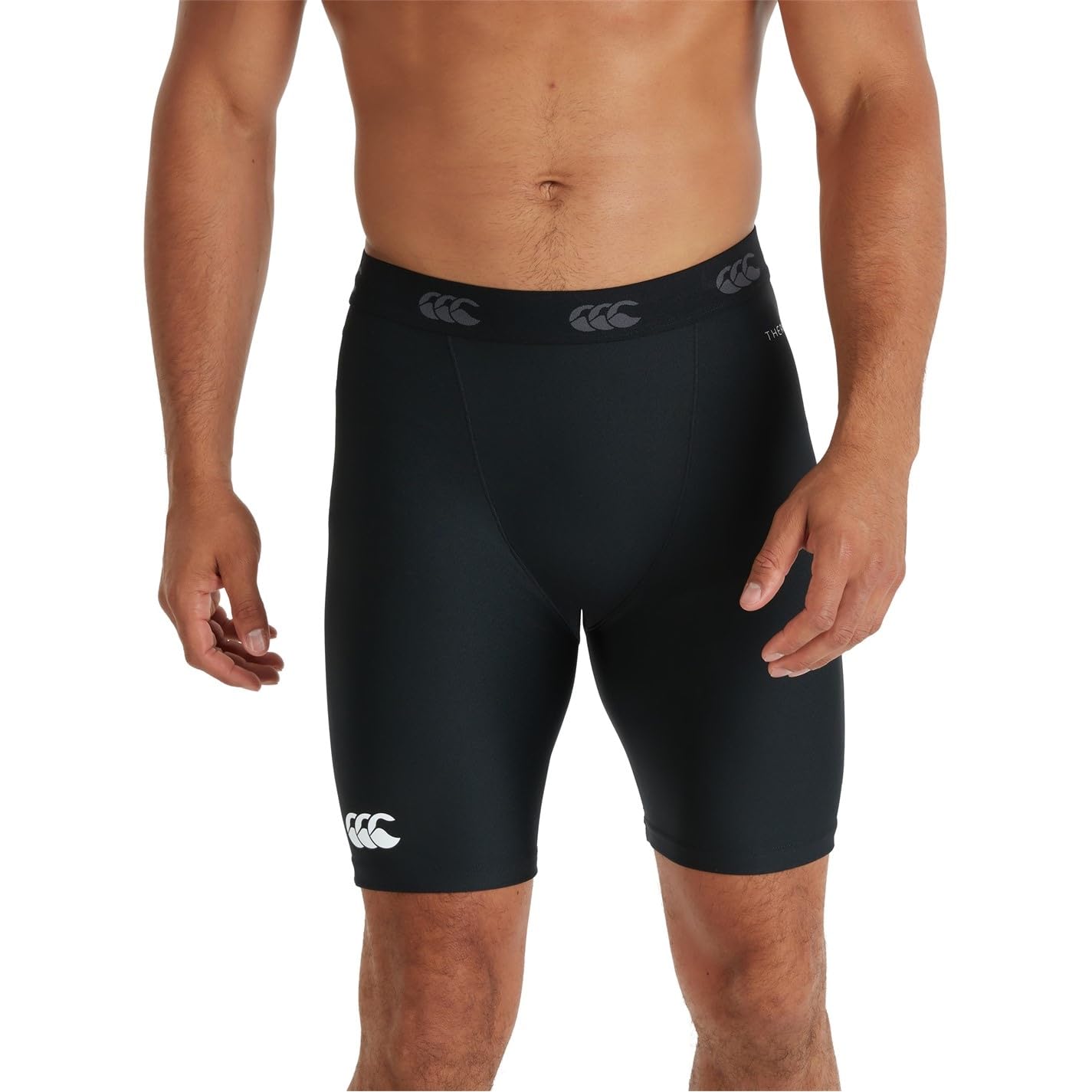 Canterbury Mallas cortas para hombres, capa inferior con tecnología Thermoreg