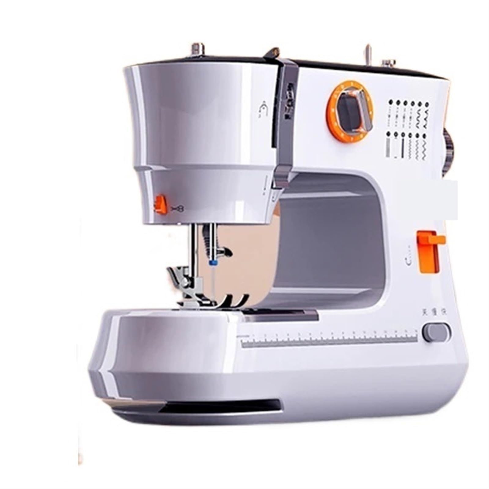 Edede One Color Sewing Machine, Electric Sewing Machine Household Small Fully Automatic Light Sewing Machine Night Light Crafting Mending Sewing