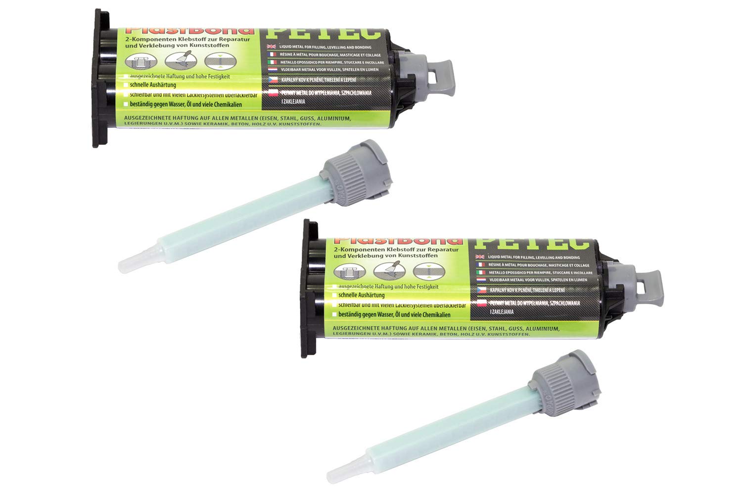 100 ml PETEC 98350 PLASTBOND Klebstoff 2-Komponenten Kleber für Kunststoff Klebe