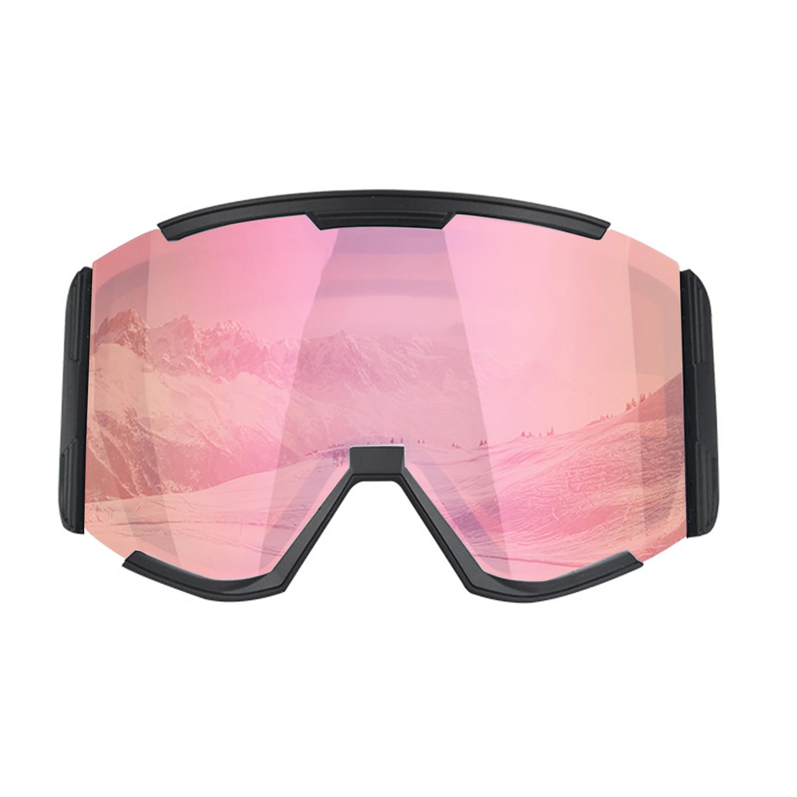 Protezioni UV Anti Nebbia Lente Occhiali Da Neve Grande Visione Pattinaggio Occhiali Da Sci per Uomini Donne Neve Snowboard Sport All'aperto