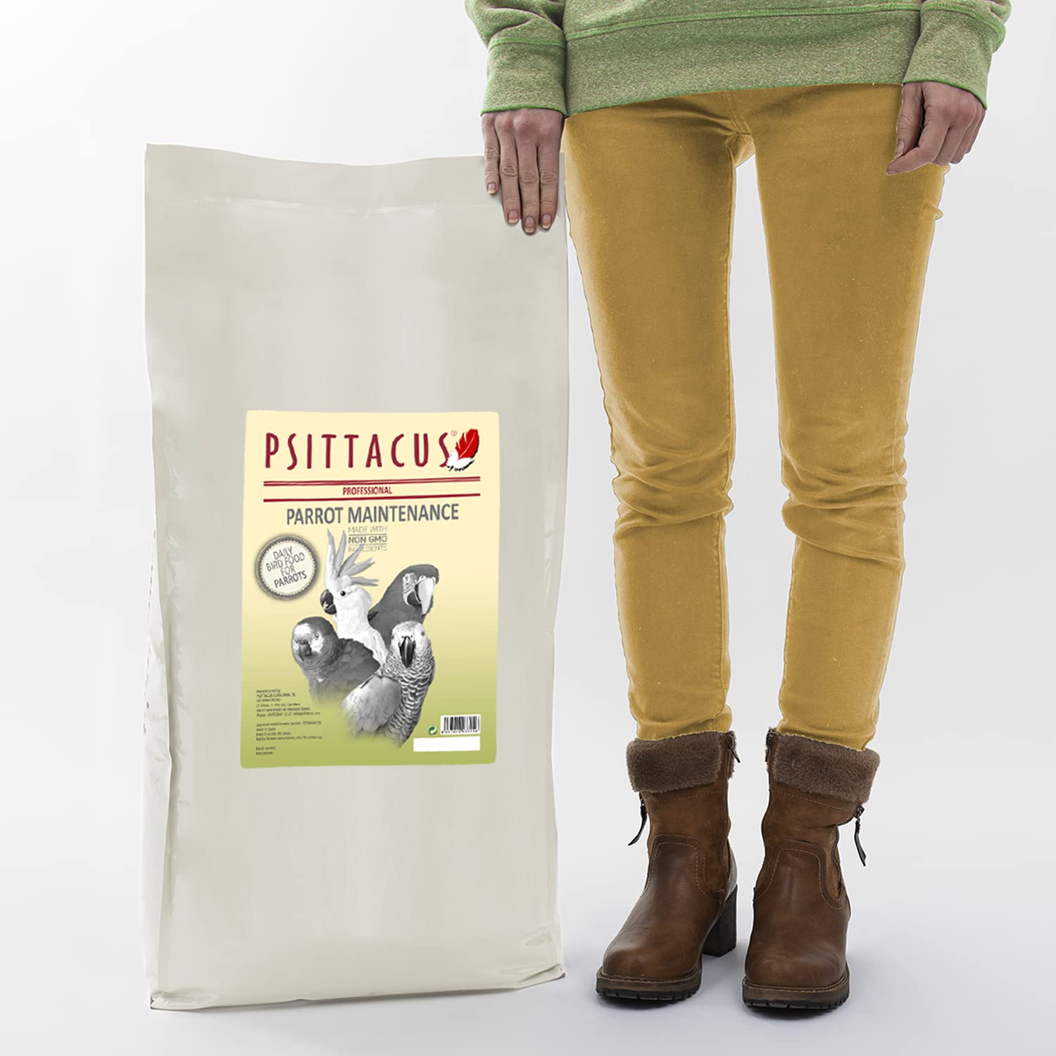 PSITTACUSS Parrot Maintenance 15 Kg, Negro