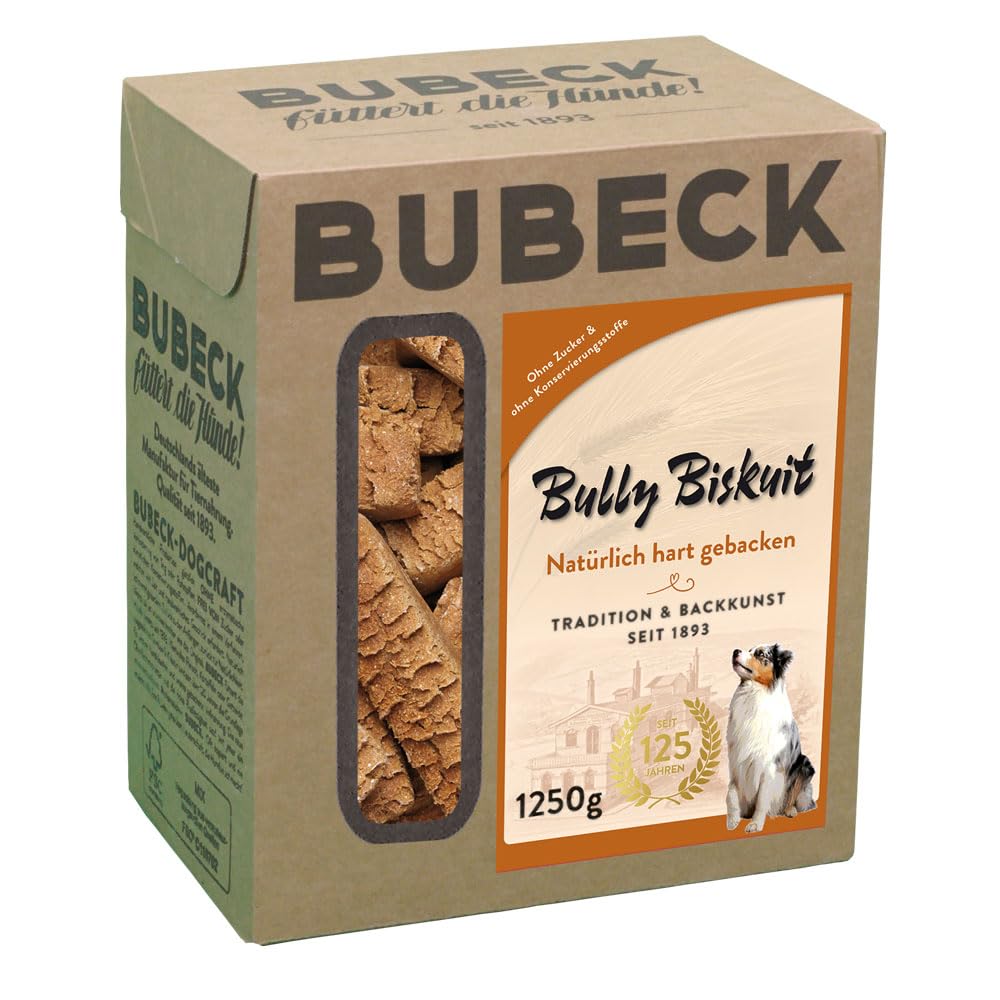 Bubeck Galletas para Perros Bully Biskuit, 1 Paquete, 1,3 kg