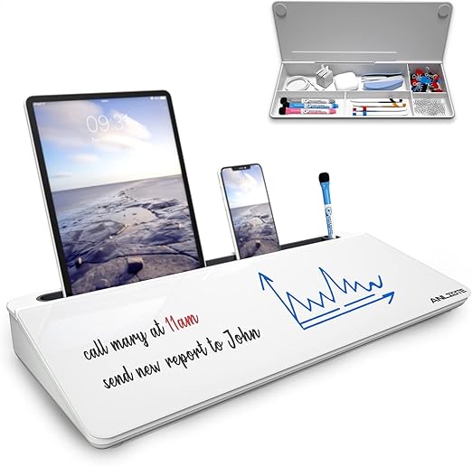 Sliandtelly Desktop Whiteboard for Quick Notes & Reminder, Small Dry