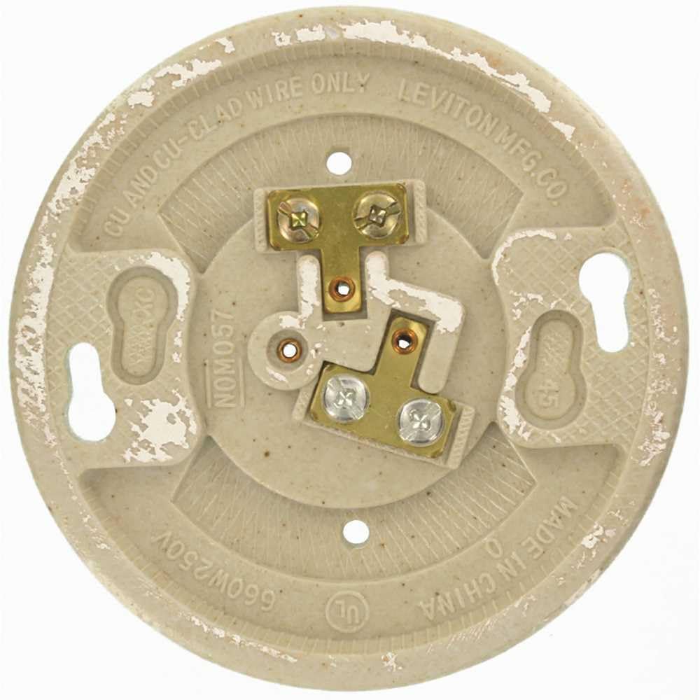 Leviton 9875 Porcelain Lamp Holder Lampholders Incandescent