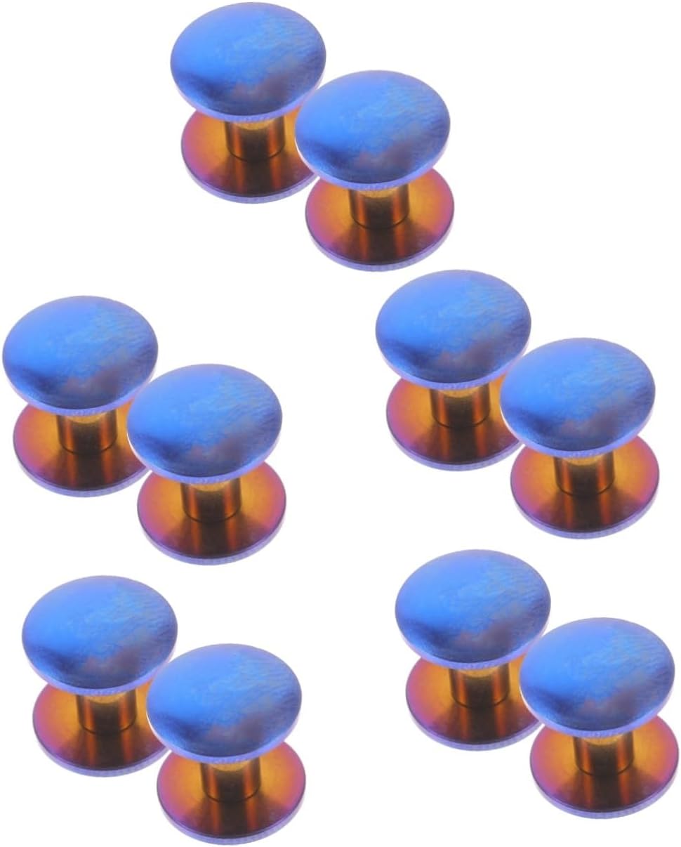 STOBOK 10pcs Screw Binding Posts Belt Binding Screws for Crafts Decorative Documents and Albums Resistant Easy to Install