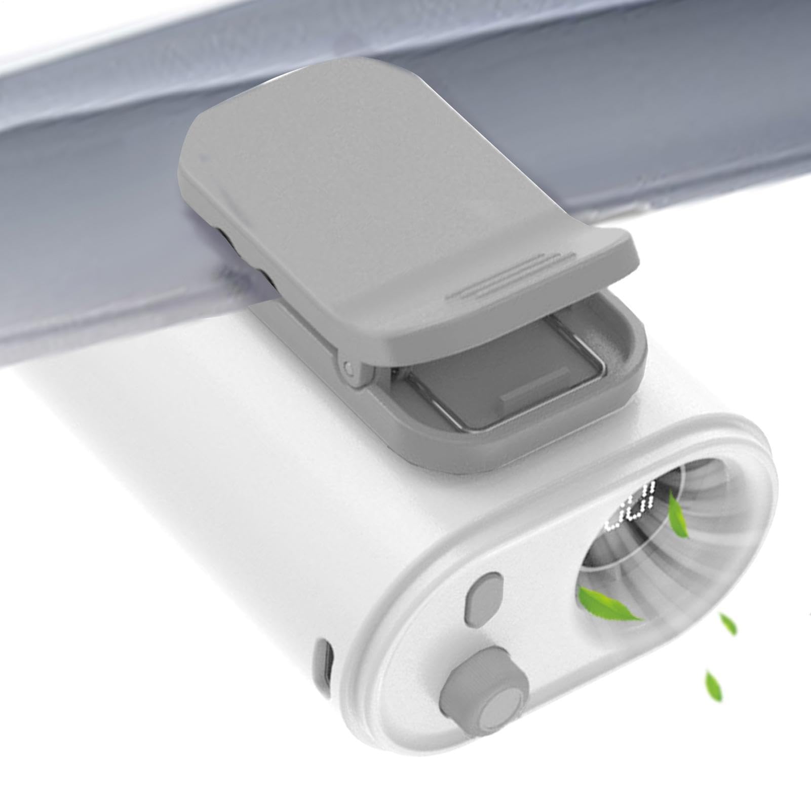 Ventilador portátil con clip para senderismo y viajes de verano al aire libre