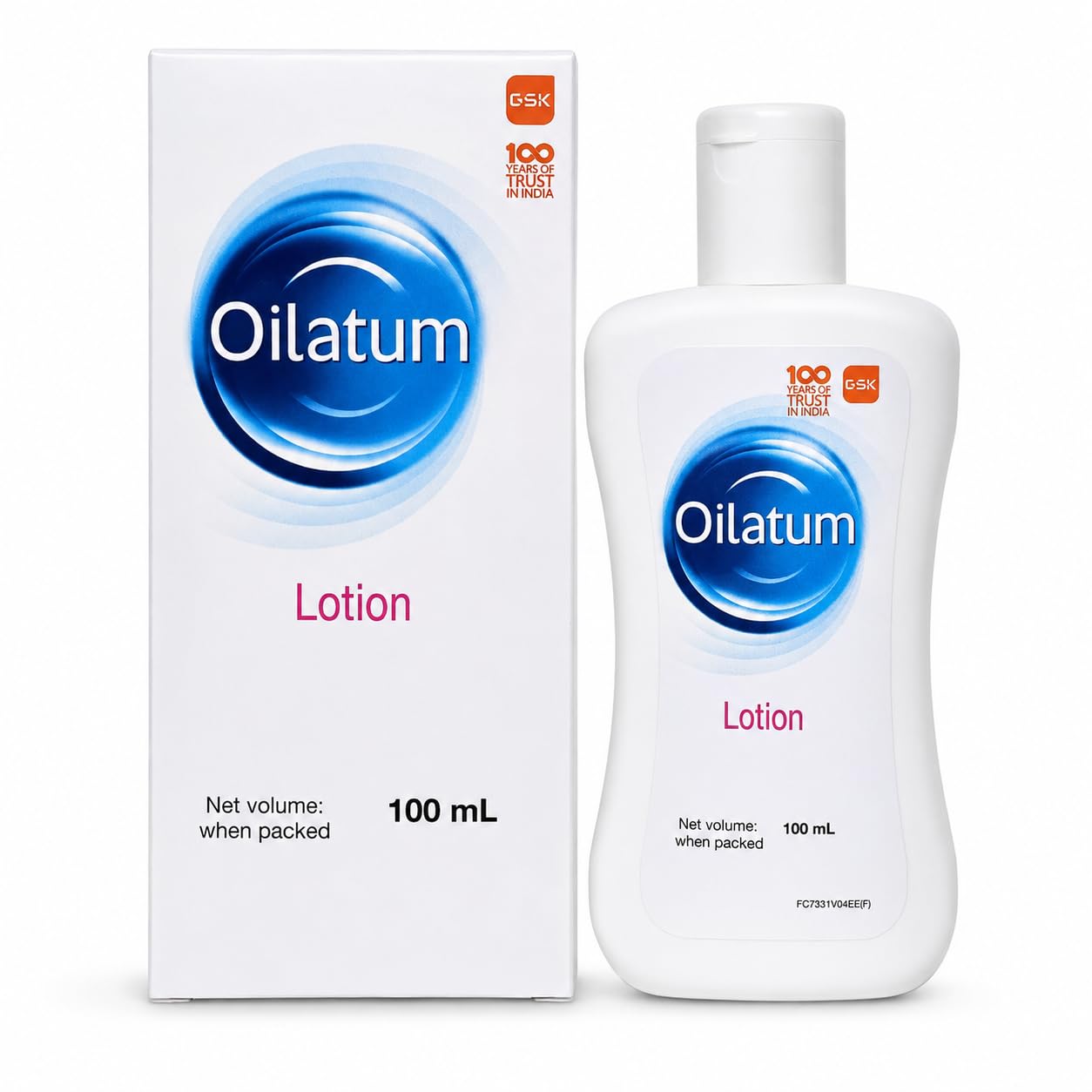 Oilatum Lotion, 100 mL, with Glycerin, Light Liquid Paraffin & Shea Butter, Daily Moisturisation for Dry & Sensitive Skin GLOWRIFY-image-30