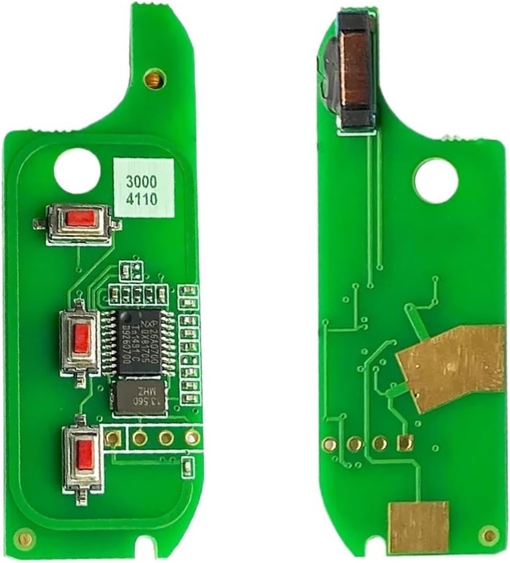 Car Key Circuit Board with PCF7946 Chip 315/433Mhz Fit for Fiat Fit for Replace 3B Fit for Smart Key(M Aftermarket 433Mhz)