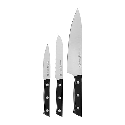 HENCKELS Dynamic Razor-Sharp 3-pc Starter Knife Set, German Engineered Informed by 100+ Years of Mastery