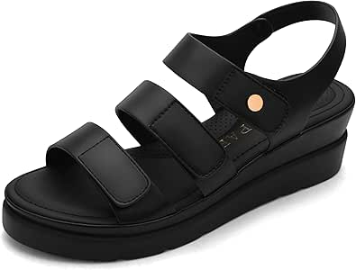 Sandalias Para Mujer, Suaves, De Cuña Baja, Correa De Hebilla, Zapatos De Verano, De Malla Con Diamantes De Imitación, Puntera Abierta, Zapatos De Oficina Para Mujer, Oro