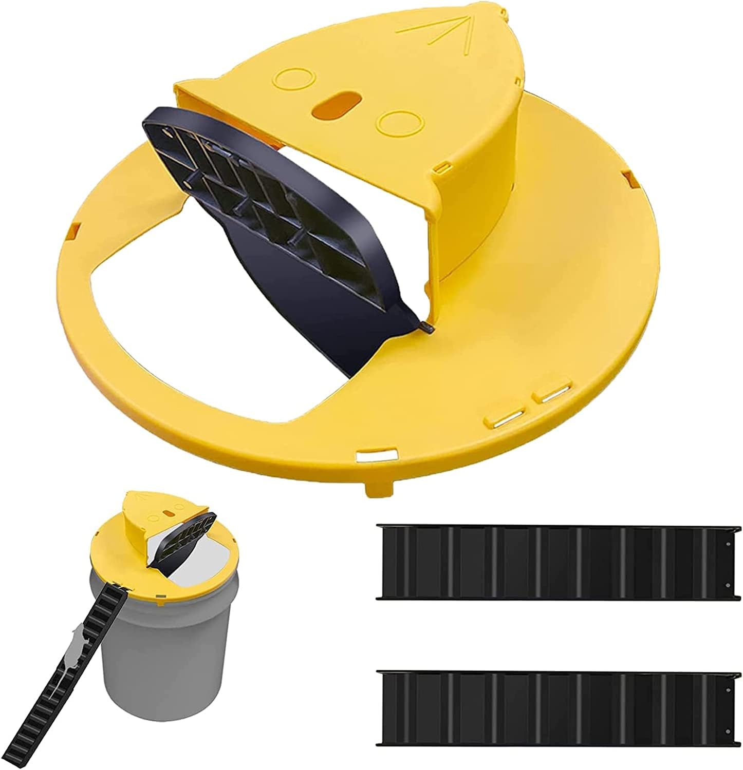 Mouse Trap Bucket Flip Lid for 5 Gallon Bucket, Flip and Slide Humane