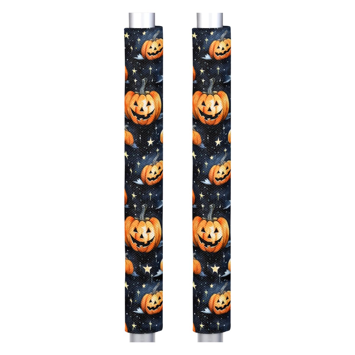 Pardick Halloween Refrigerator Door Handle Covers Set of 2, Pumpkin Fridge Handle Covers Appliance Handle Covers Protector for Microwave Oven Stove Dishwasher, Keep Your Kitchen Appliance Clean