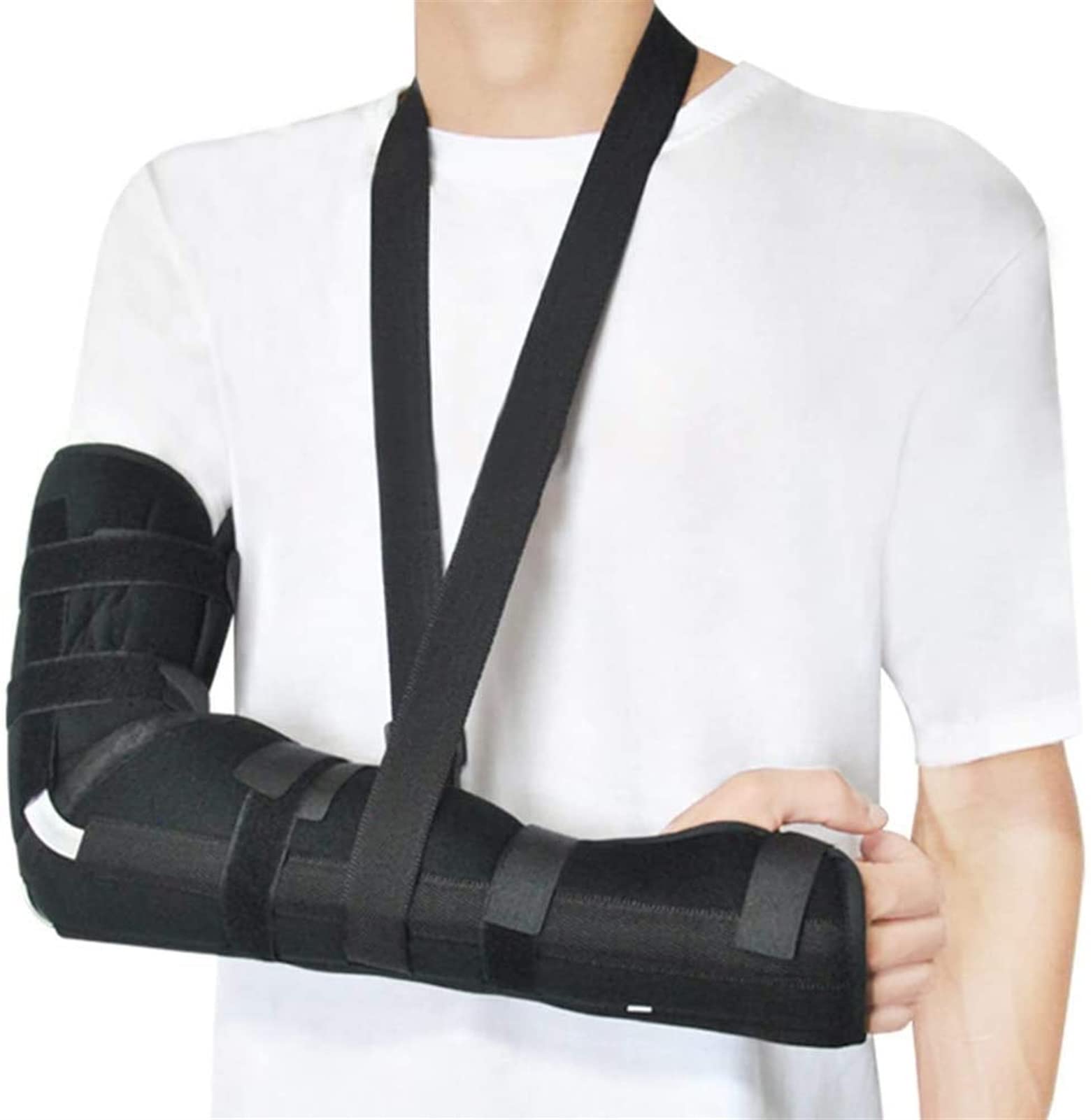 Férula para Muñeca Y Antebrazo, Férula Ajustable para Antebrazo, Férula Nocturna De Soporte Fijo Transpirable para Esguinces, Dislocación, Artritis, Tendinitis