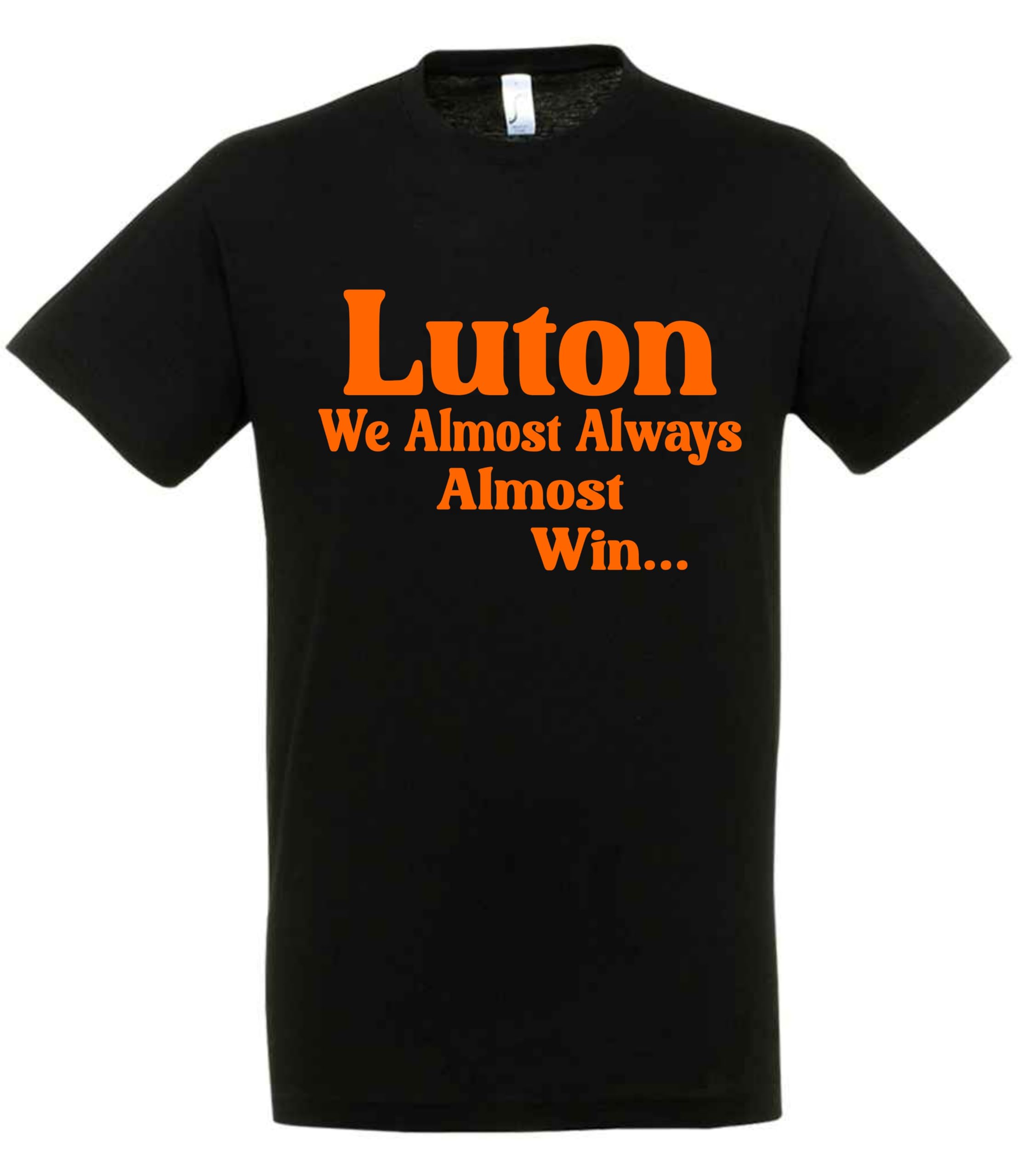 Almost Always Win Luton Tshirt top Football Gift Premium Clothing Red