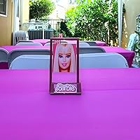 Vista 3 de Rollo de mantel desechable color morado ciruela (100 pies de largo)