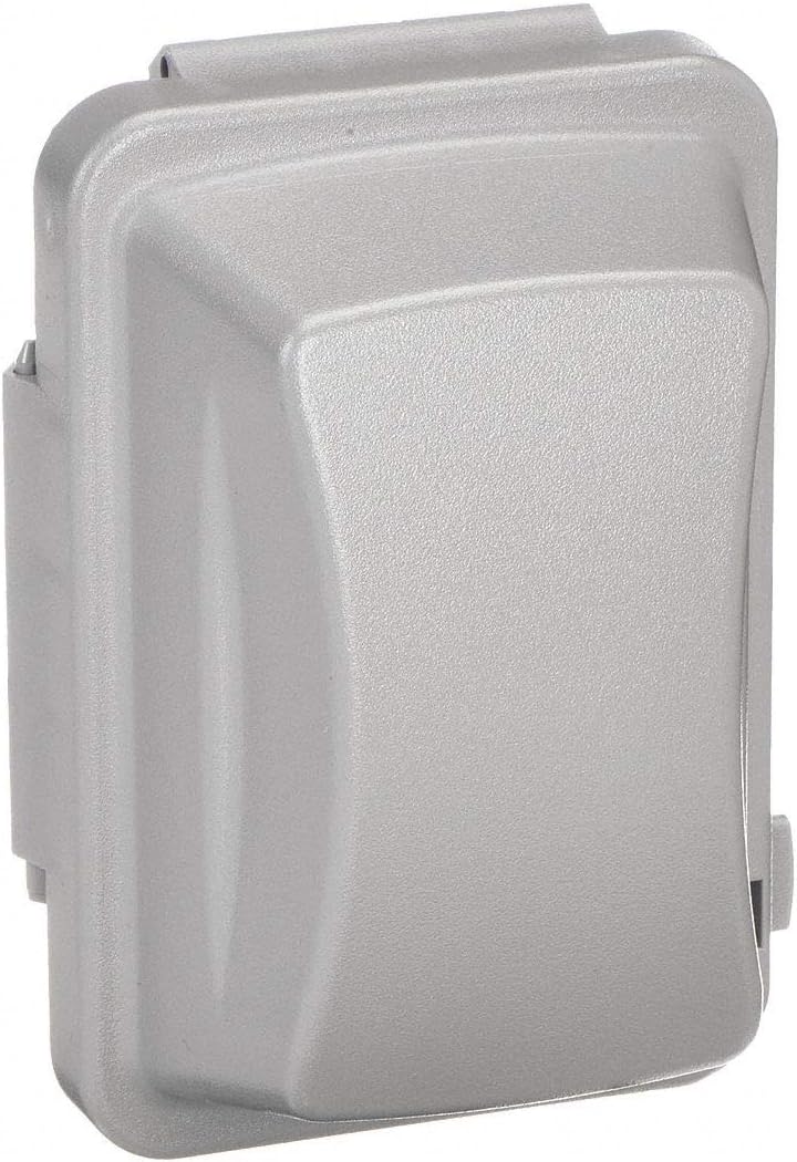 TayMac MM510C Single-Gang Horizontal/Vertical Weatherproof Receptacle Cover, 3.75 Inches Deep, Clear - Electrical Outlet Boxes - 