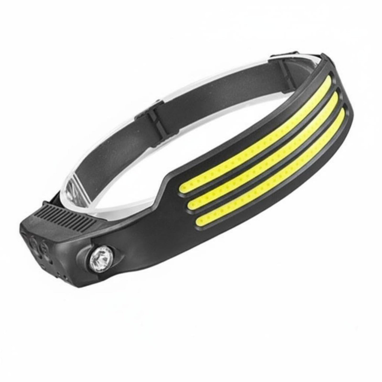 MYADDICTION 2 Pieces COB Luminaire Head Torch Super Bright Motion Motion-Activated Control Head Torch Battery-Powered Head Lamp, 689-3 Triple Wht-picture-14