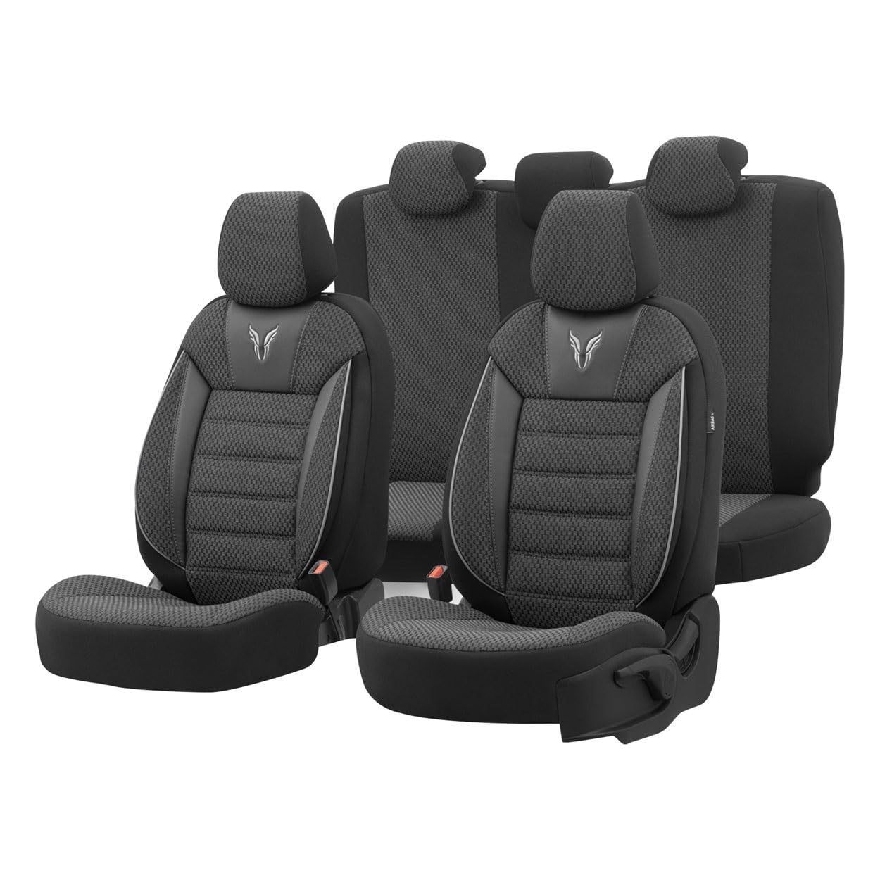 Generisch Housse de siège auto universelle, protège-siège confortable Noir XAPLOT76893-L1