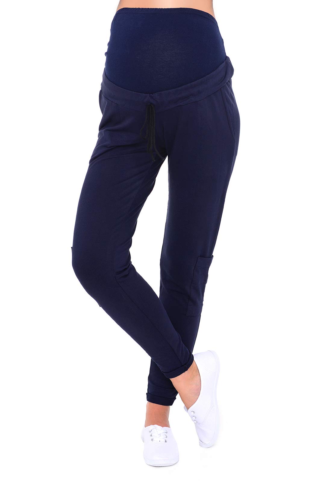 MijaCulture - Pantalon spécial Grossesse - Relaxed - Femme - Bleu - W36