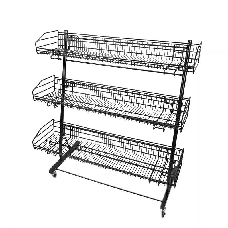 Süßigkeiten-Präsentationsständer, Metall-Snack-Präsentationsständer, Arbeitsplatten-Organizer, Snackregal für Küche und Laden, perfekt für Süßwaren und Snack-Präsentation