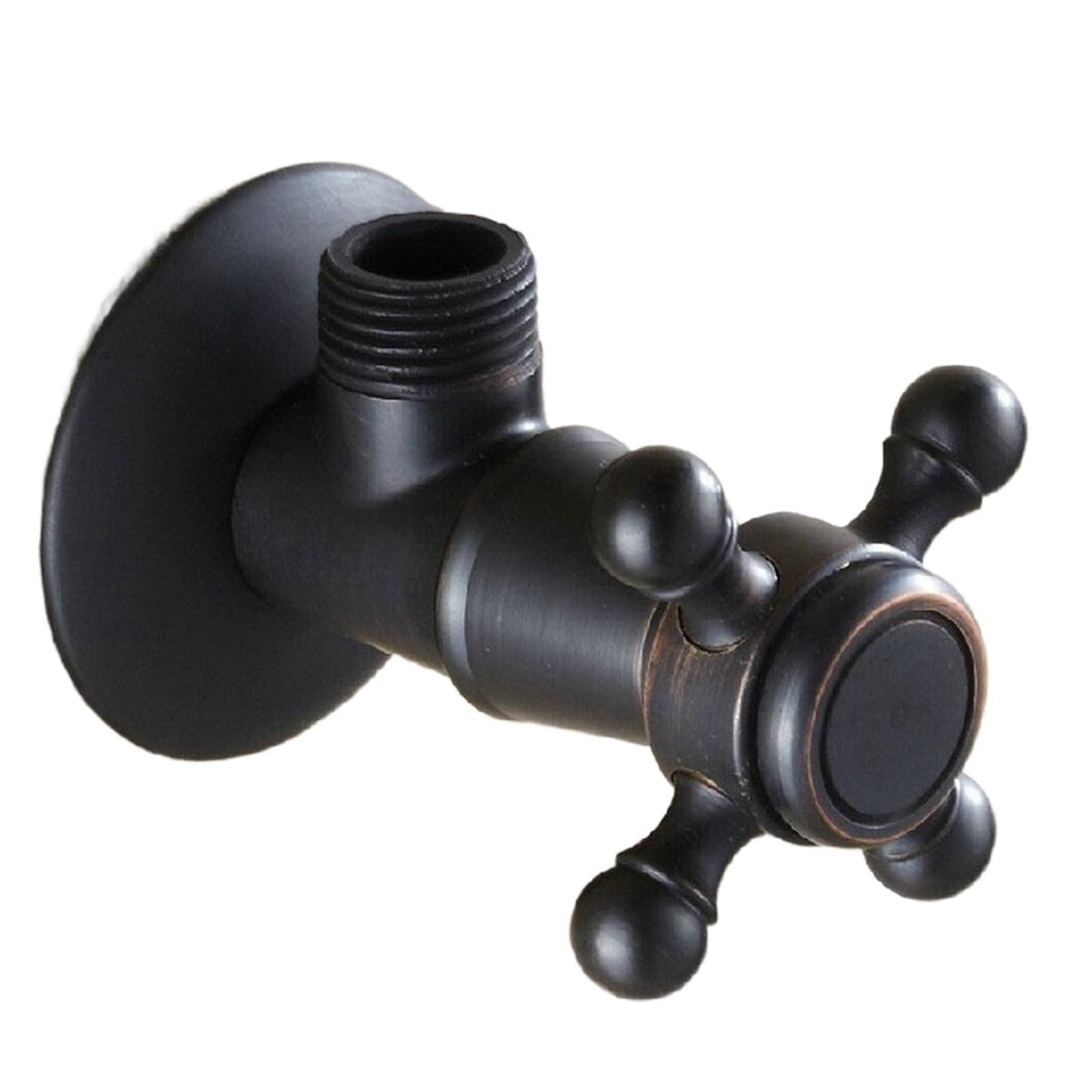 Bvhisehp Black Brass Antique Brass Angle Valve Universal Water Stop Valve Replacement Part For Toilet Faucet