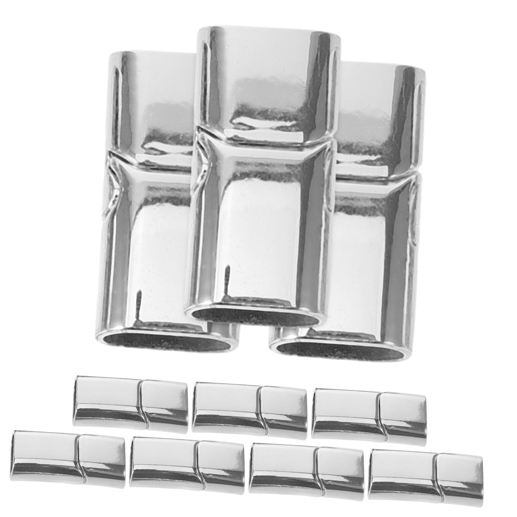 NUOBESTY 40pezzi Chiusure Per Bracciali e Collane Accessori Fai Da Te Per Gioielli Chiusura Per Bracciali e Collane Design e Versatile