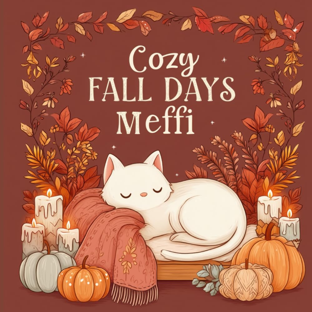Cozy Fall Days – Meffi: A Relaxing Coloring Adventure for Cat Lovers and Fall Dreamers