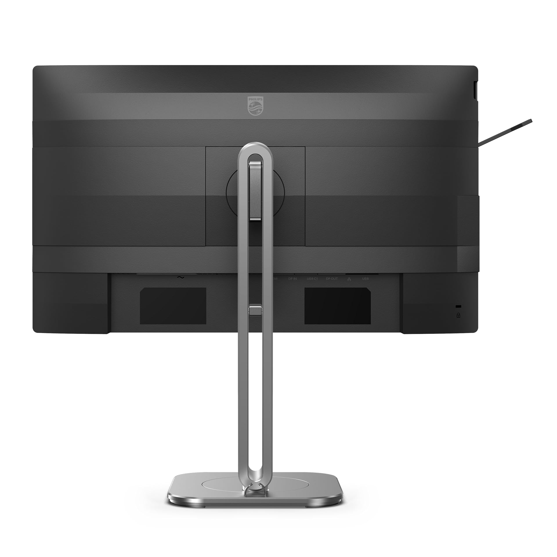 Philips Moniteur 24B2U4301 24 Pouce 120Hz IPS Dalle, 4ms GtG, Ajustable en Hauteur, Haut-parleurs, USB Hub(1920x1080 HDMI 1x 1.4 DP 1x 1.4) Gris Anthracite