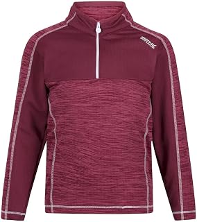 Regatta Childrens/Kids Hewley Recycled Half Zip Fleece Top (13 Years) (Violet/Amaranth Haze)